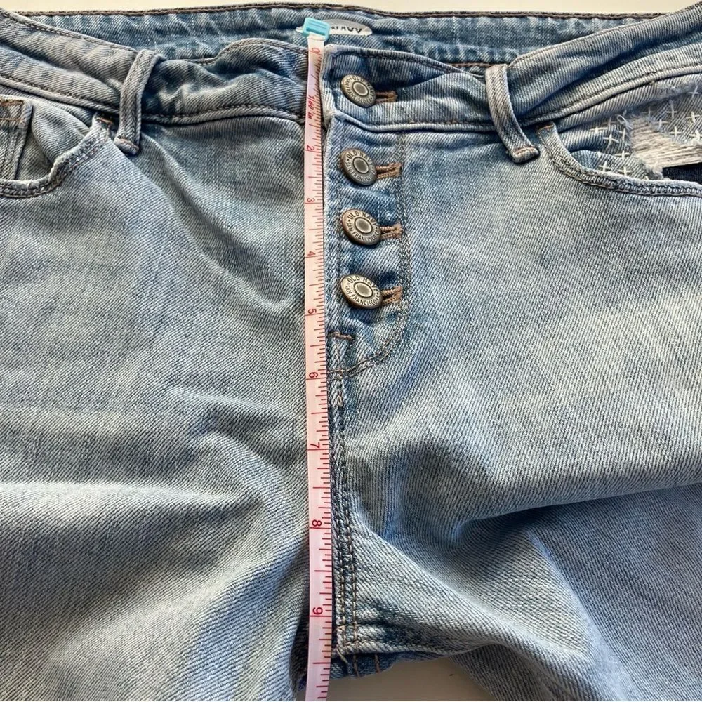 Sashiko Denim Bermuda Shorts